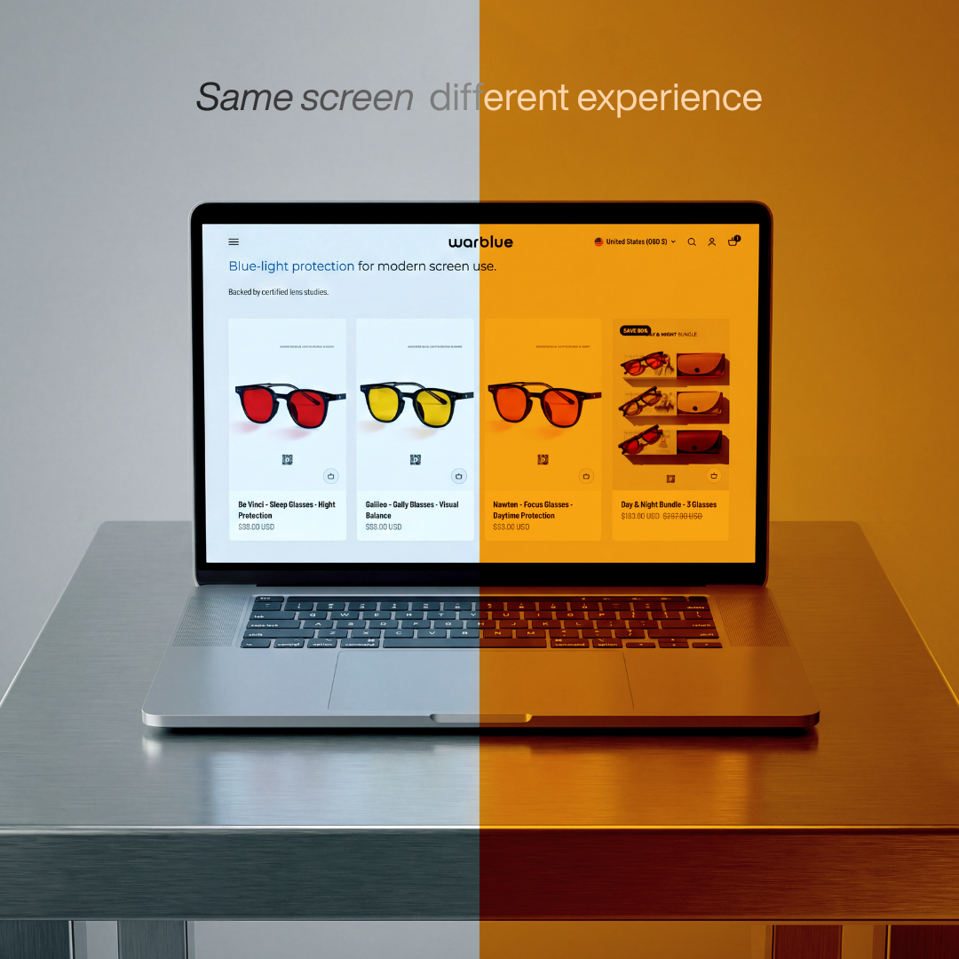 Ensemble Travail & Sommeil – 2 Paires de Lunettes